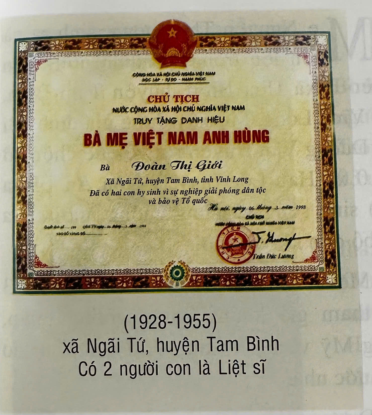 ĐOÀN THỊ GIỚI