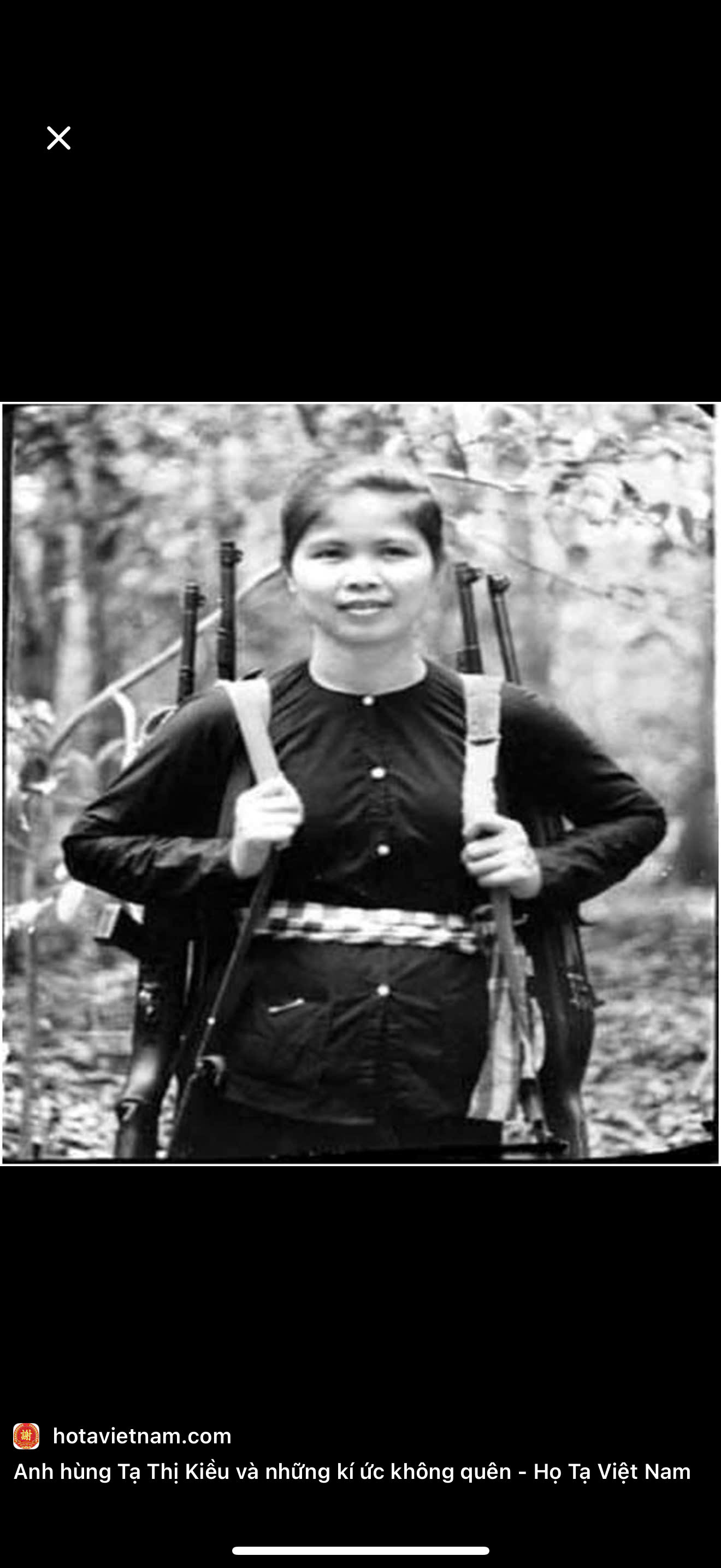 Mẹ Việt Nam anh hùng Tạ Thị Kiều