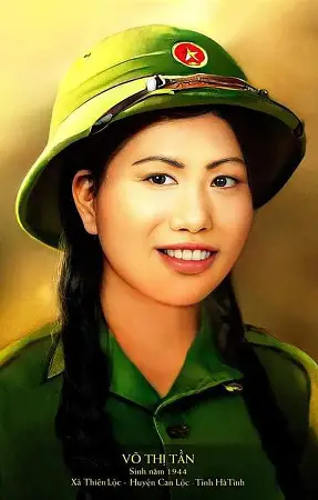 Anh hùng liệt sĩ Võ Thị Tần (Tiểu đội trưởng 10 cô gái Đồng Lộc)