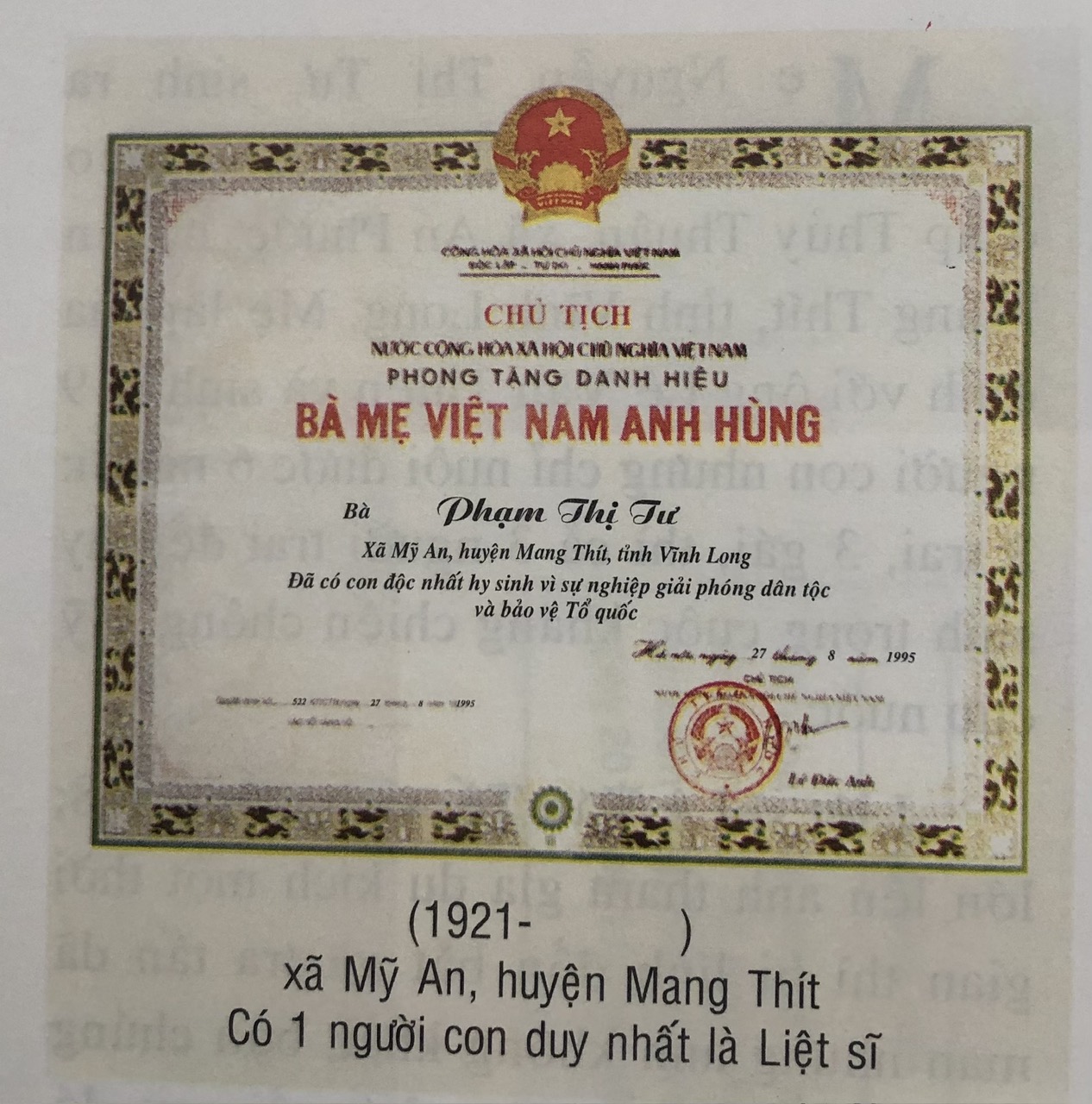 PHẠM THỊ TƯ
