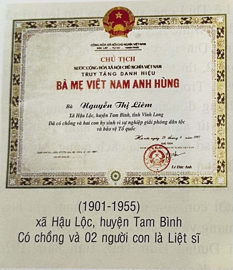 NGUYỄN THỊ LIÊM