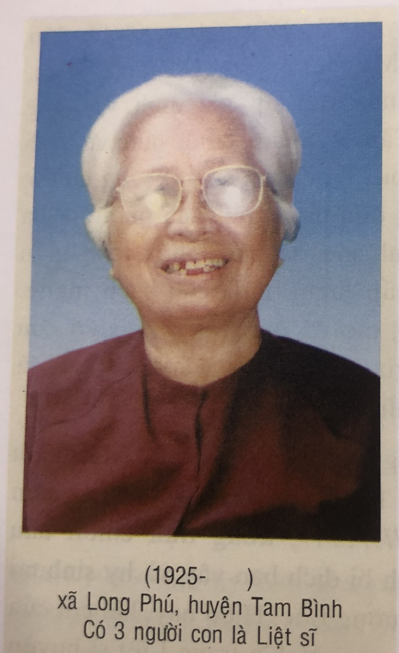 TRẦN THỊ ĐỀ
