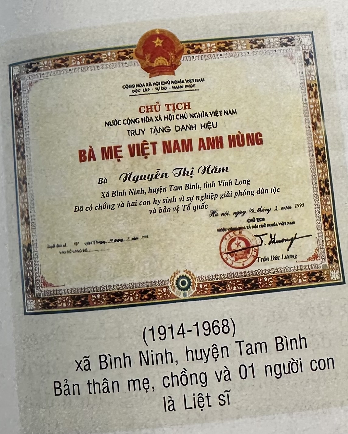 NGUYỄN THỊ NĂM