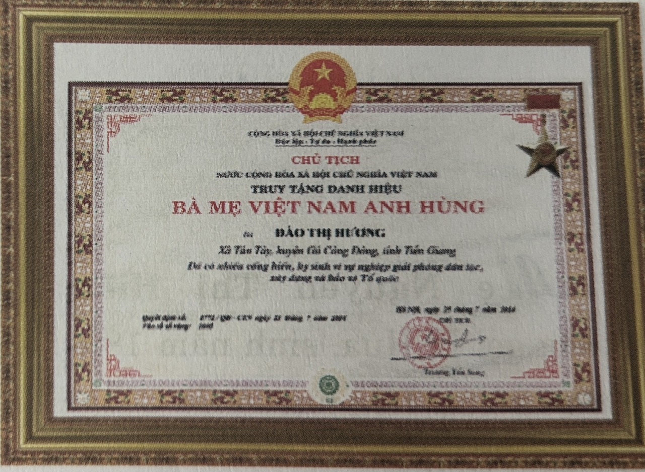 MẸ ĐÀO THỊ HƯƠNG