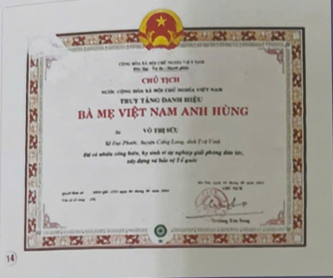 VÕ THỊ SỬU