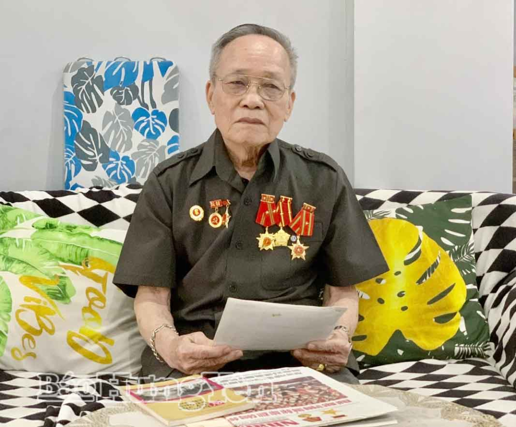 Thượng tá, cựu chiến binh Tạ Minh Thanh
