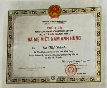 VÕ THỊ DÀNH